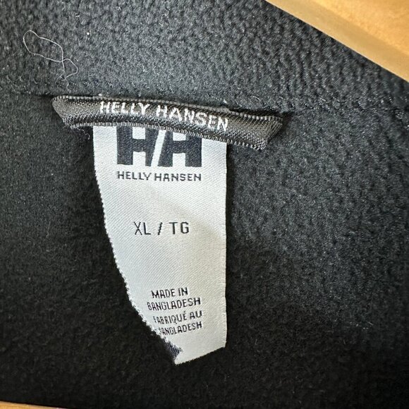 Helly Hansen Womens Long Sleeve Half Zip Fleece Sweater Top Black Size XL - Picture 2 of 4